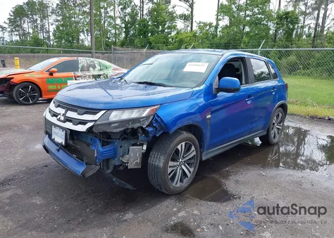 2020 Mitsubishi Outlander Sport 2.0 Es из США, поврежденный, VIN JA4AP3AU8LU017431